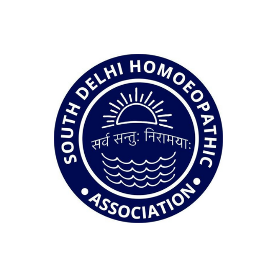 Logo of South Delhi Homoeopathic Association (SDHA), Delhi India.