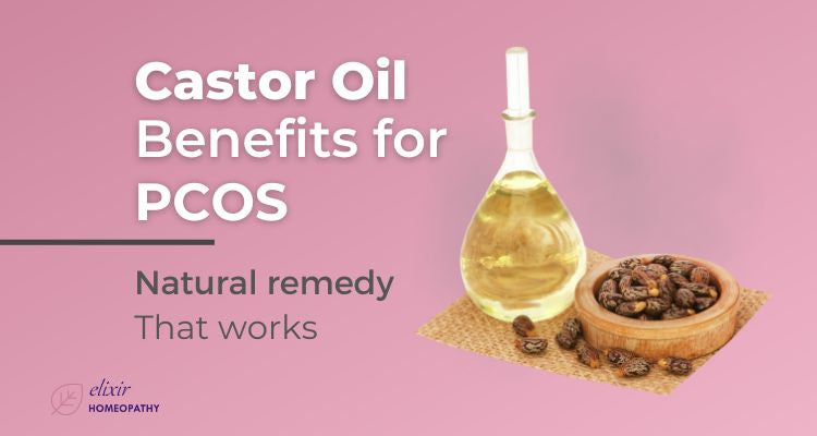 Castor oil for PCOS - Incredible benefits of castor oil for PCOS weight loss, hair loss, and infertility.