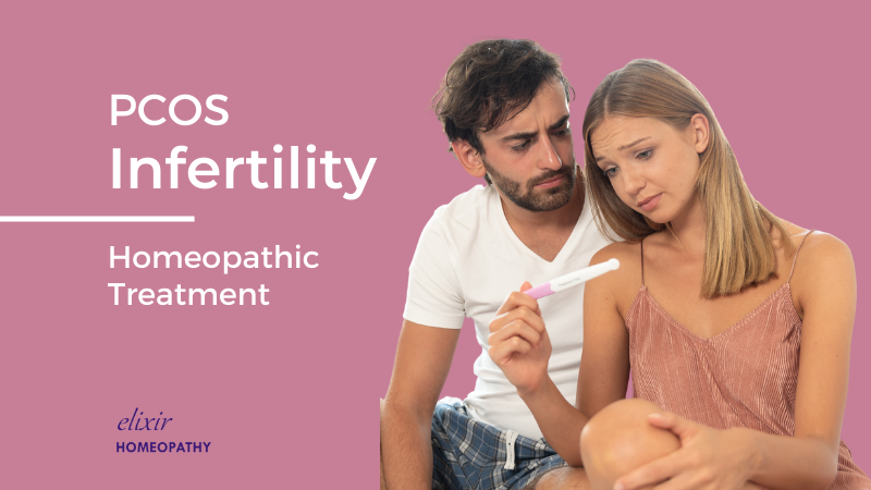 Featured image for blog article on "PCOS infertility homeopathic treatment" by Dr. Sanchita Dharne at Elixir Homeopathy Delhi Gurgaon.