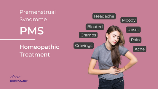 "Homeopathic treatment for relief from PMS (Premenstrual Syndrome)" - an article by Dr. Sanchita Dharne, best homeopathy doctor for PMS relief in Delhi and Gurgaon.